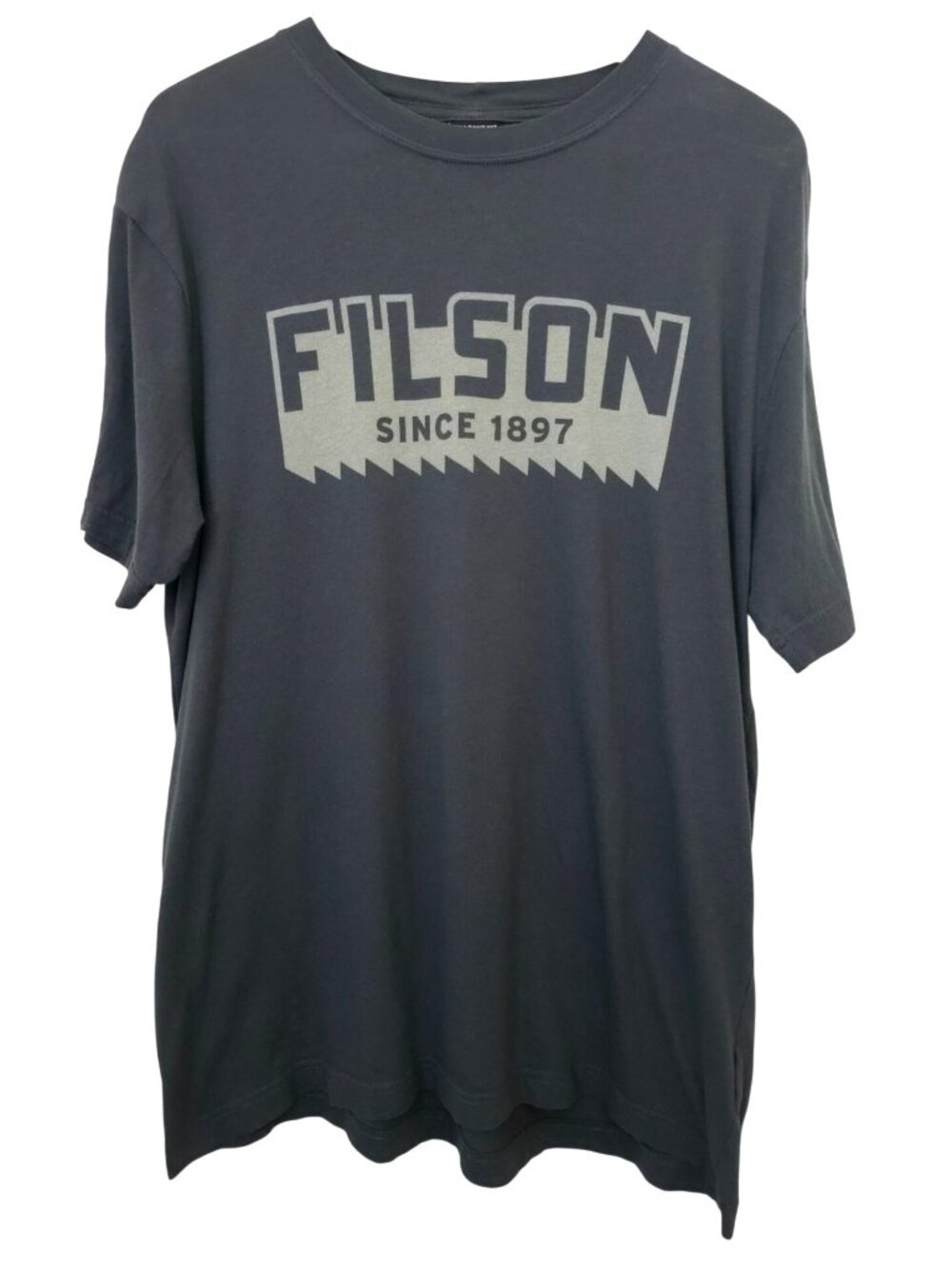 Filson Ranger Graphic Faded Black Saw Short Sleeve T-Shirt Sz M